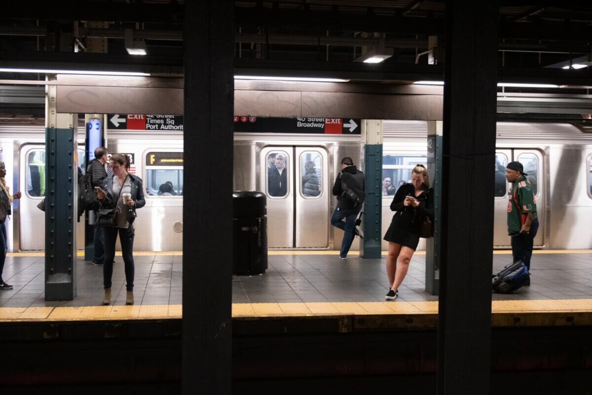 NYC subway train