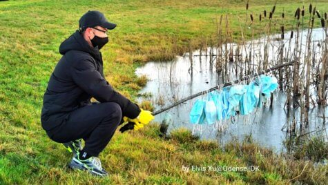 face mask dumped
