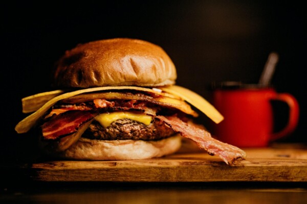 bacon burger processed meat