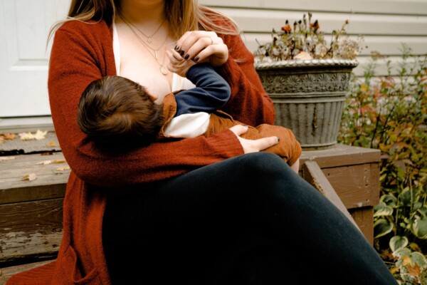 mother breastfeeding baby