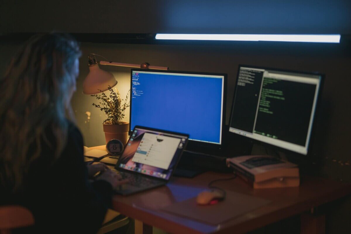 computer screens