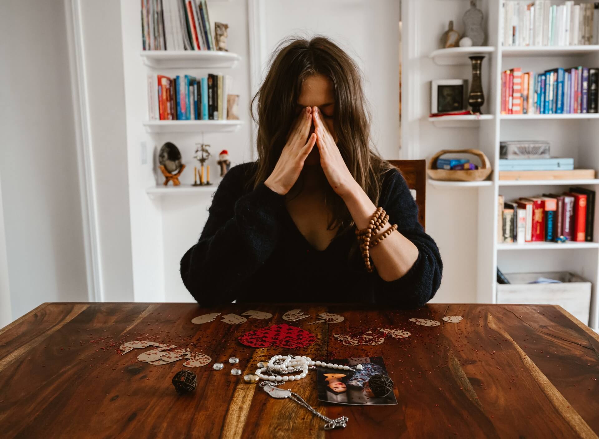 broken heart woman