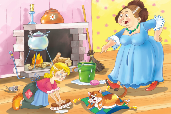Cinderella and her wicked stepmother