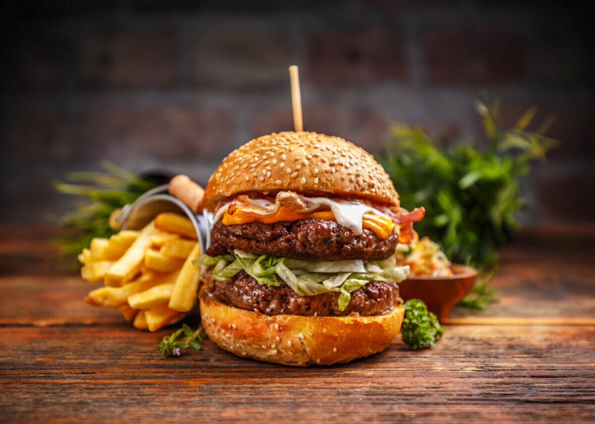 Fresh tasty burger