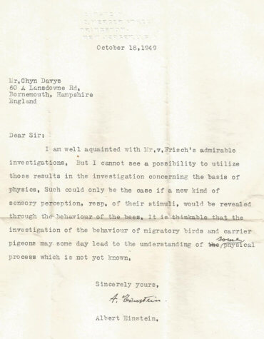 Einstein letter