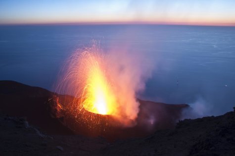 Stromboli eruption