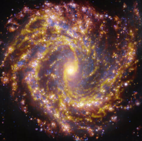Galactic fireworks