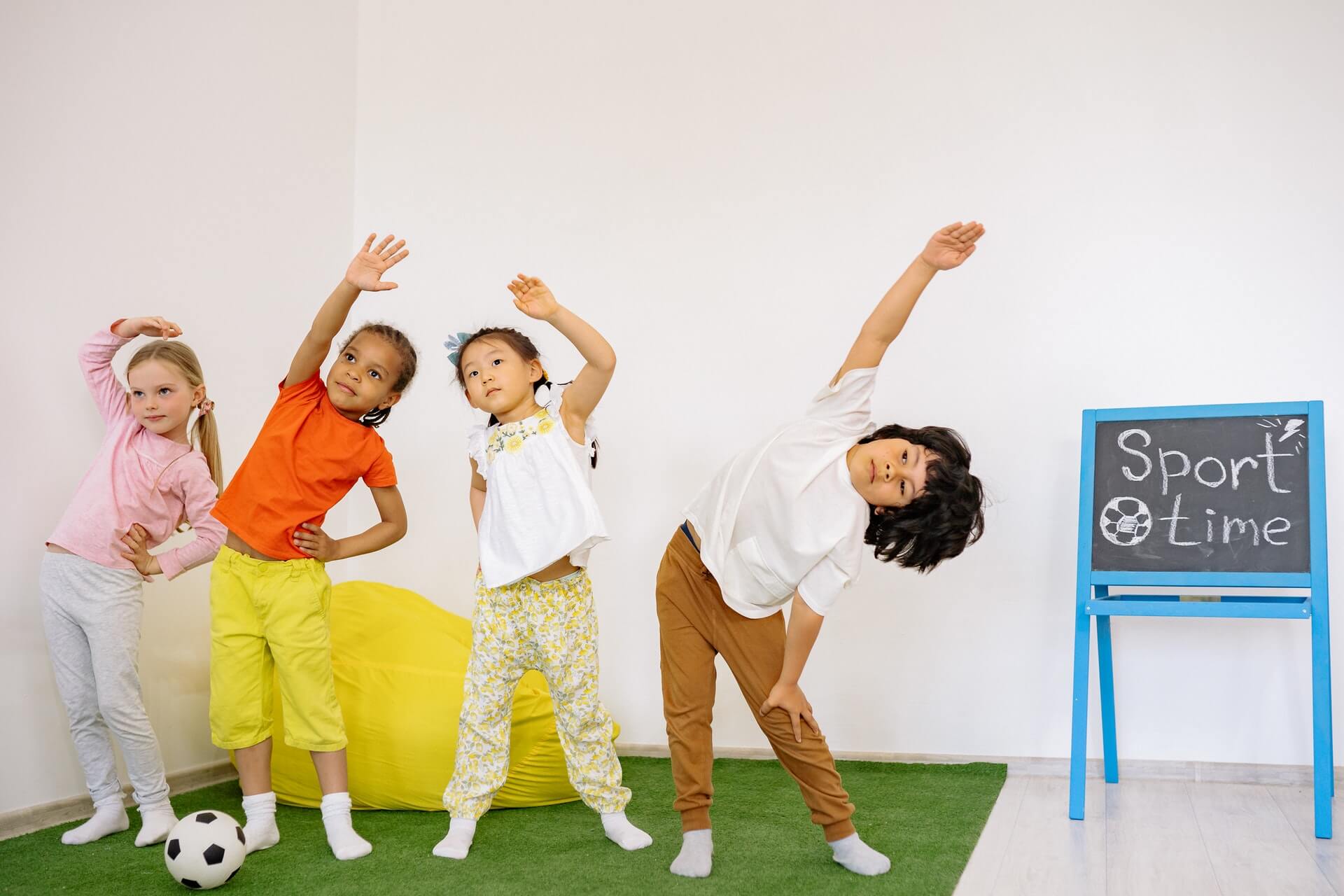 children exercise
