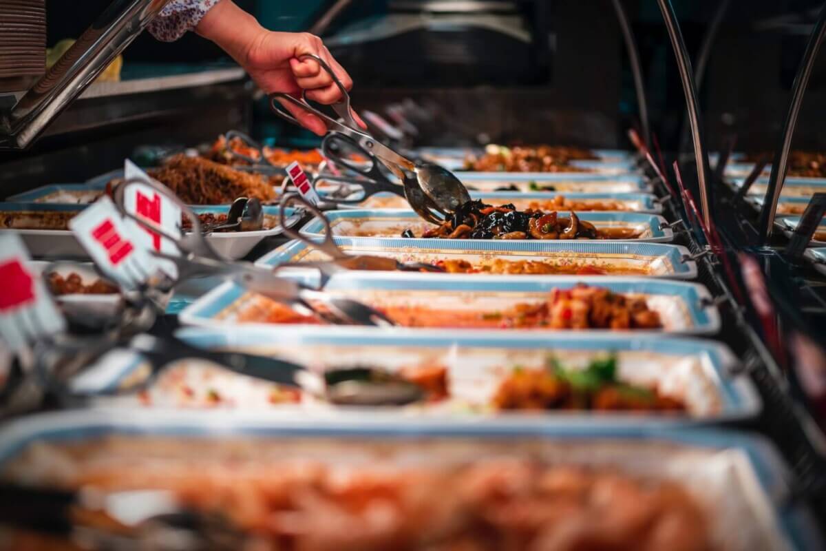 buffet food