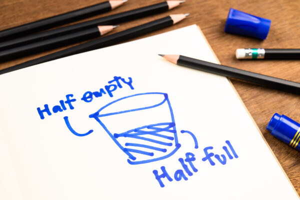 Optimism vs Pessimism: Glass is half-full or half-empty?