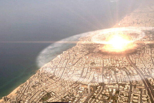 Nuclear bomb attack