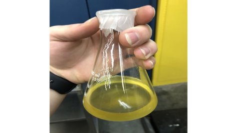 plastic bag oil