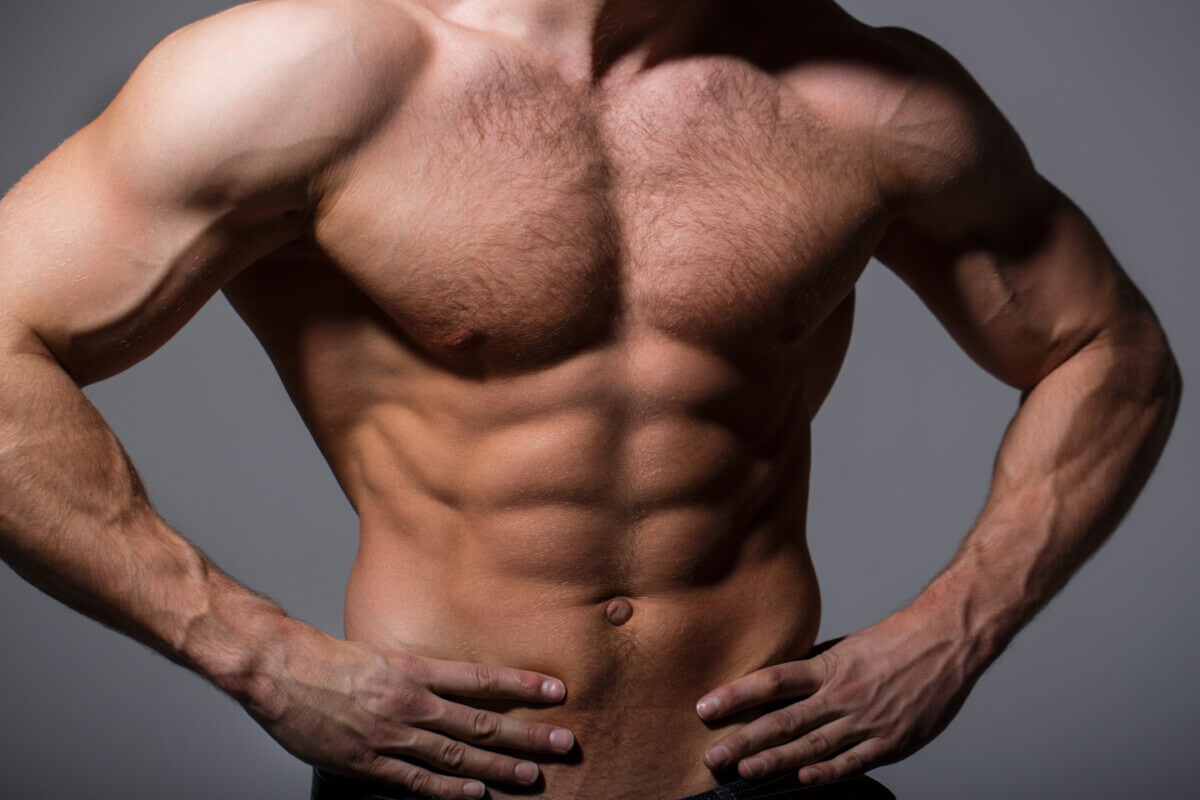Man with muscular body and bare torso. Athletic caucasian, sexual macho. Muscular athletic sexy male, naked torso. Muscular man, male naked, healthy muscular guy, torso man.