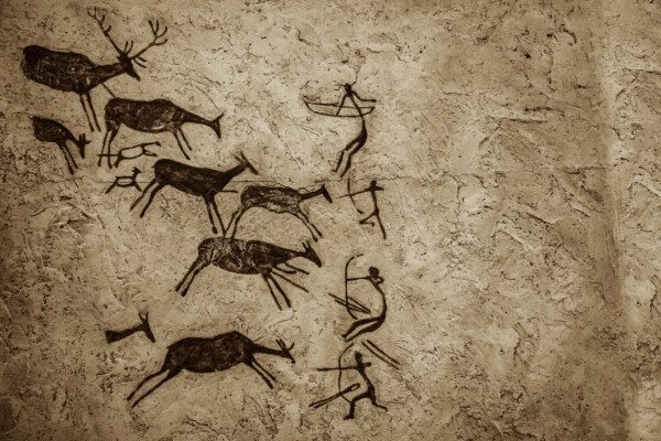 Ancient rock paintings