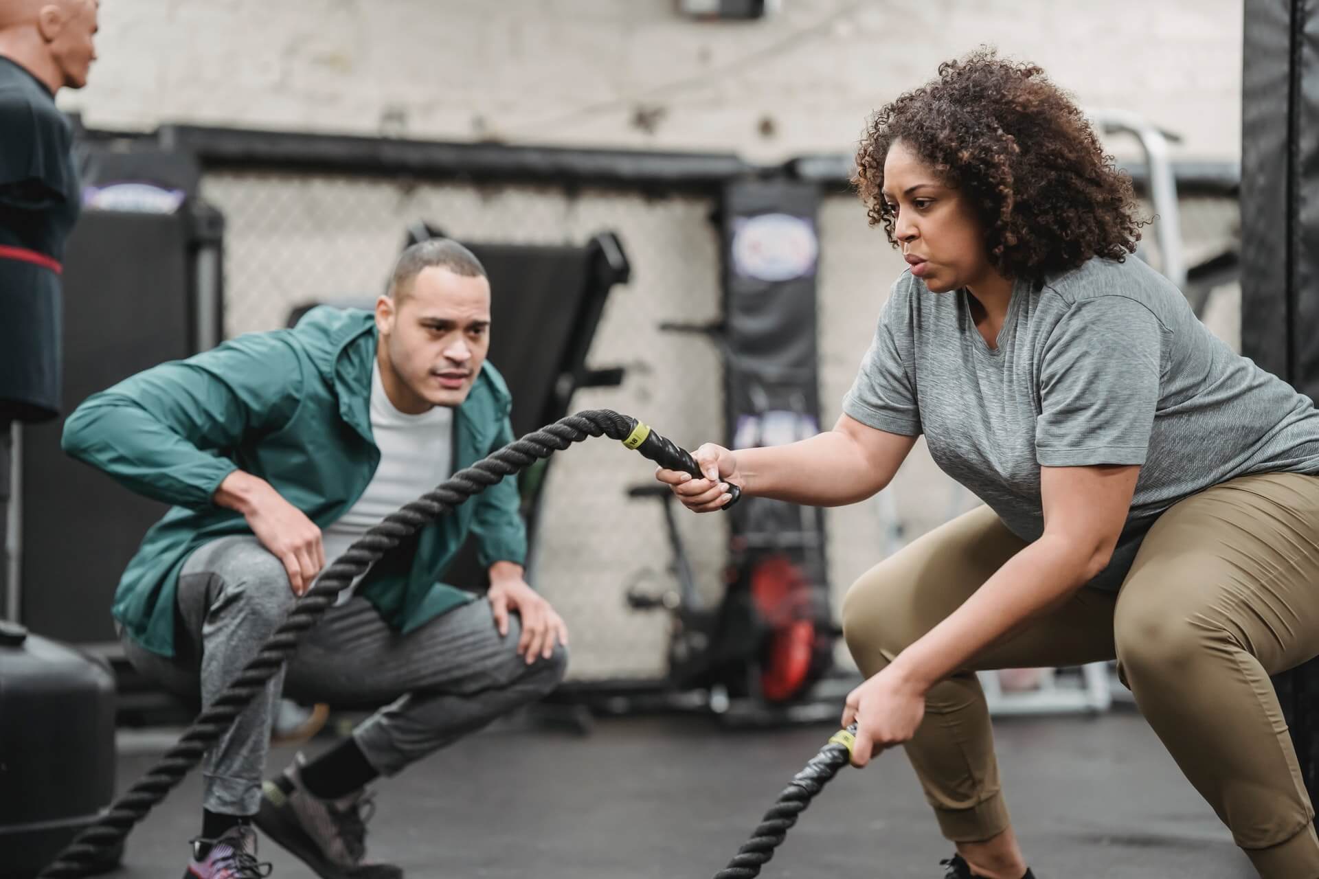 intense workout exercise