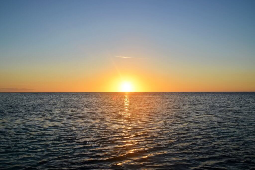 sun ocean