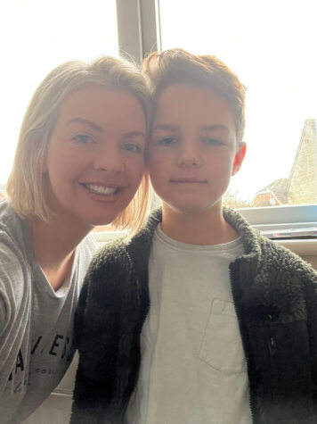 Zac Morey with mom Angela