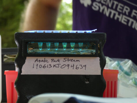 Water testing device