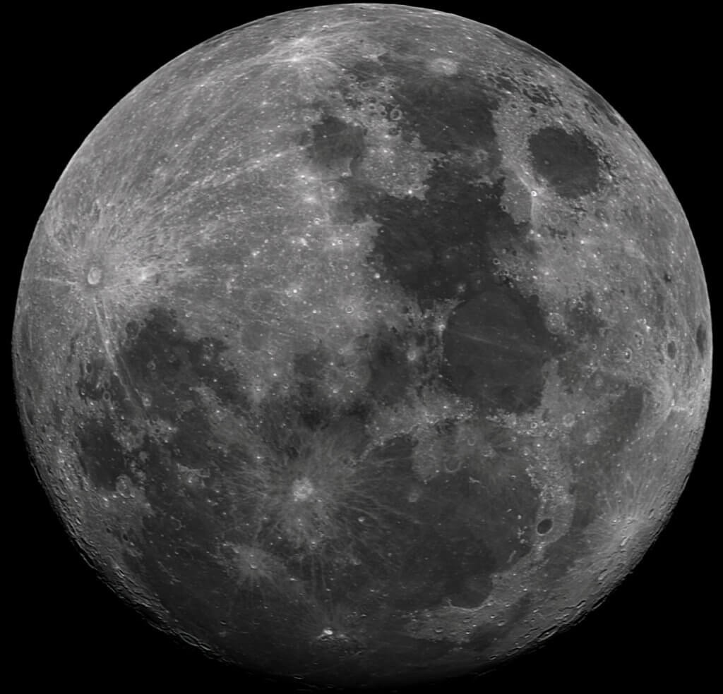 Gibbous moon