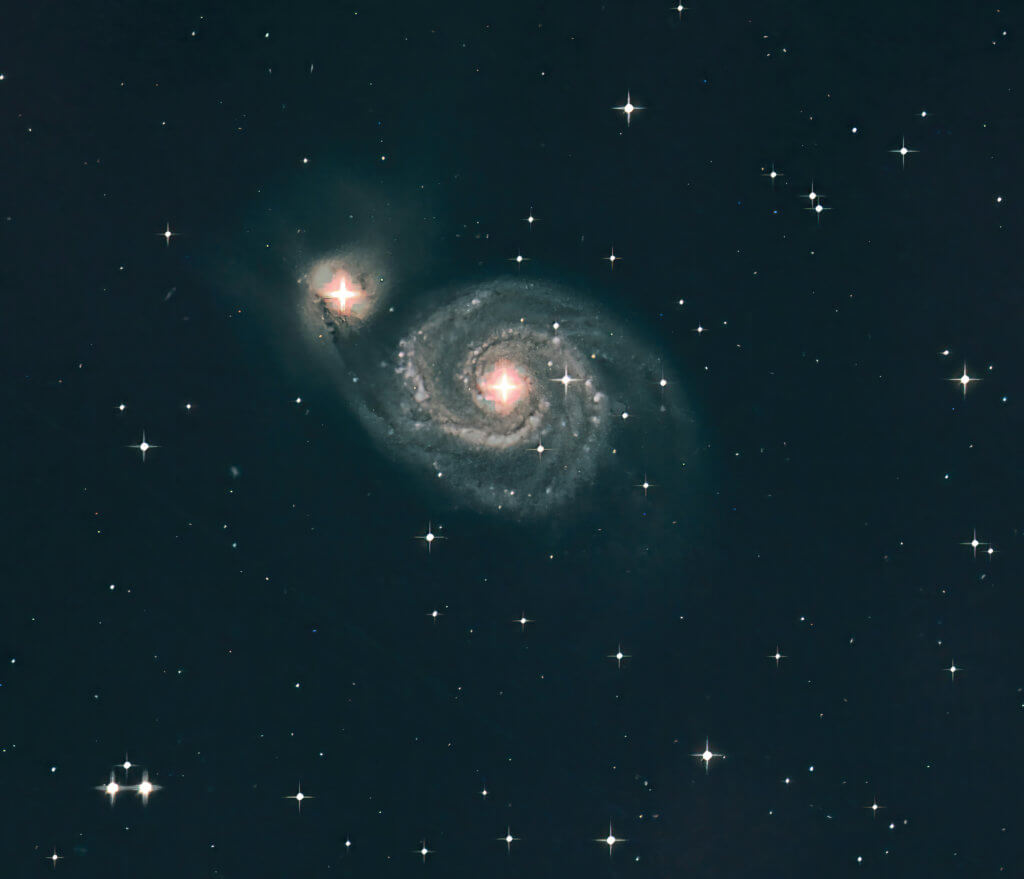Whirlpool galaxy.