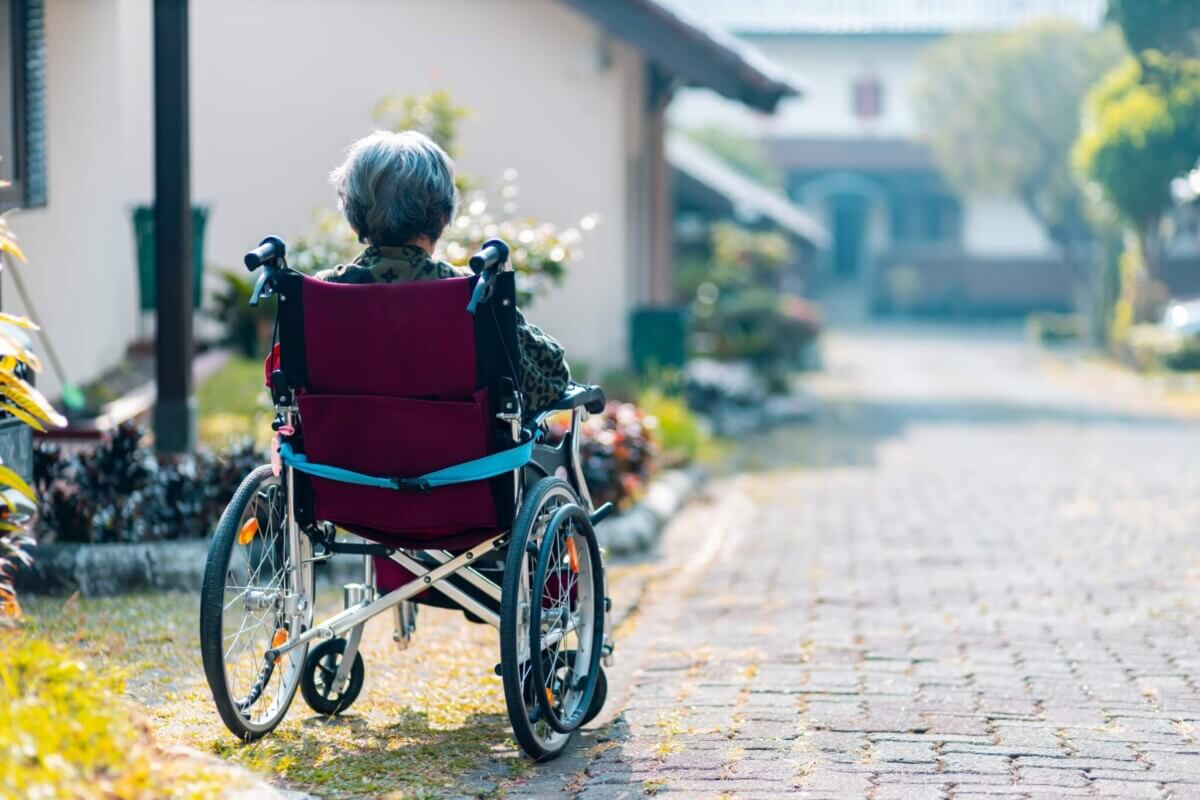 older adult wheelchair