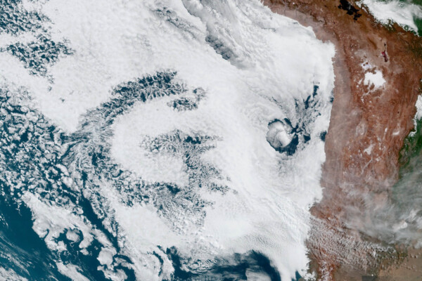 NOAA Satellite Cloud Image "GO"