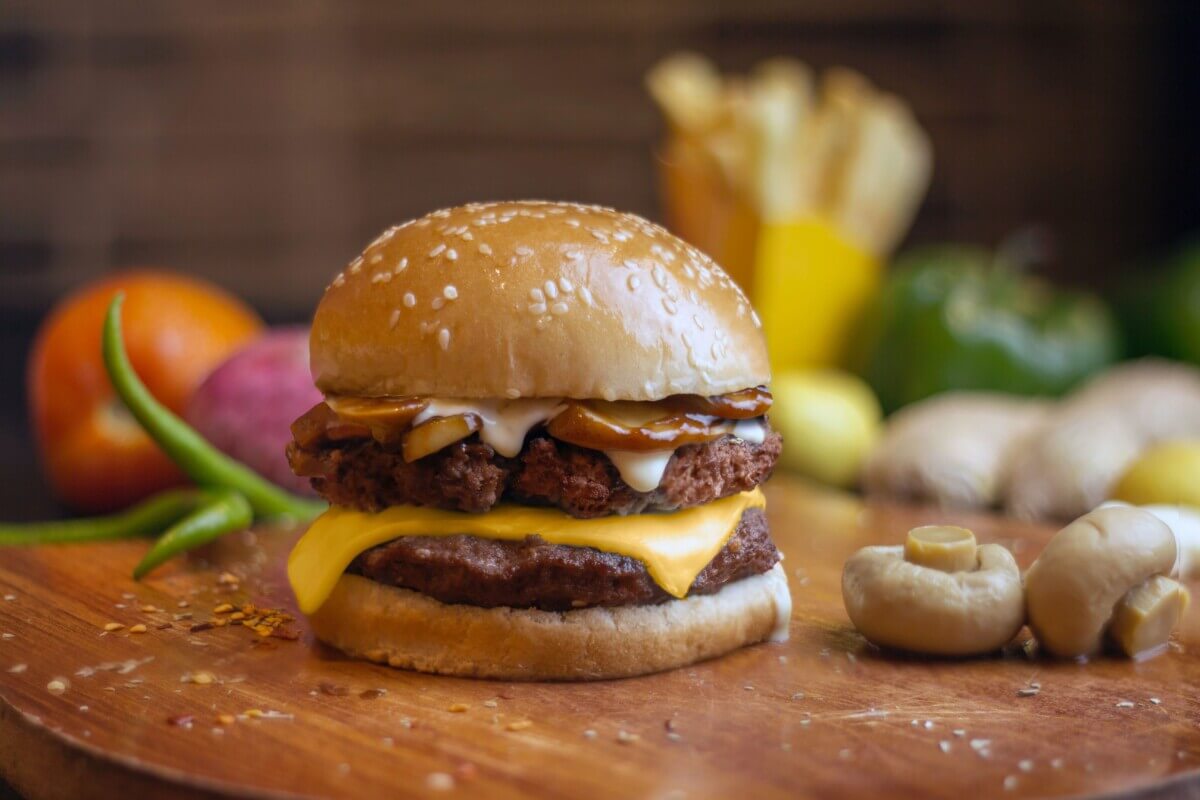 burger mushrooms