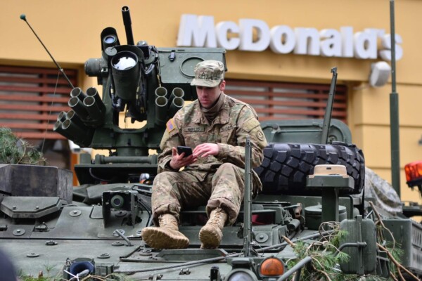 US soldier McDonald's