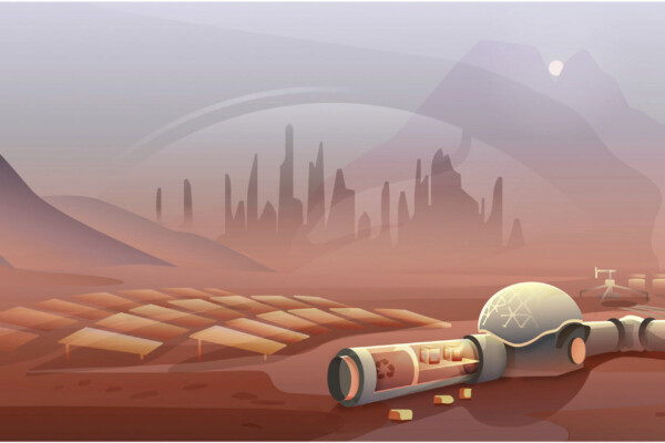 Mars solar power study