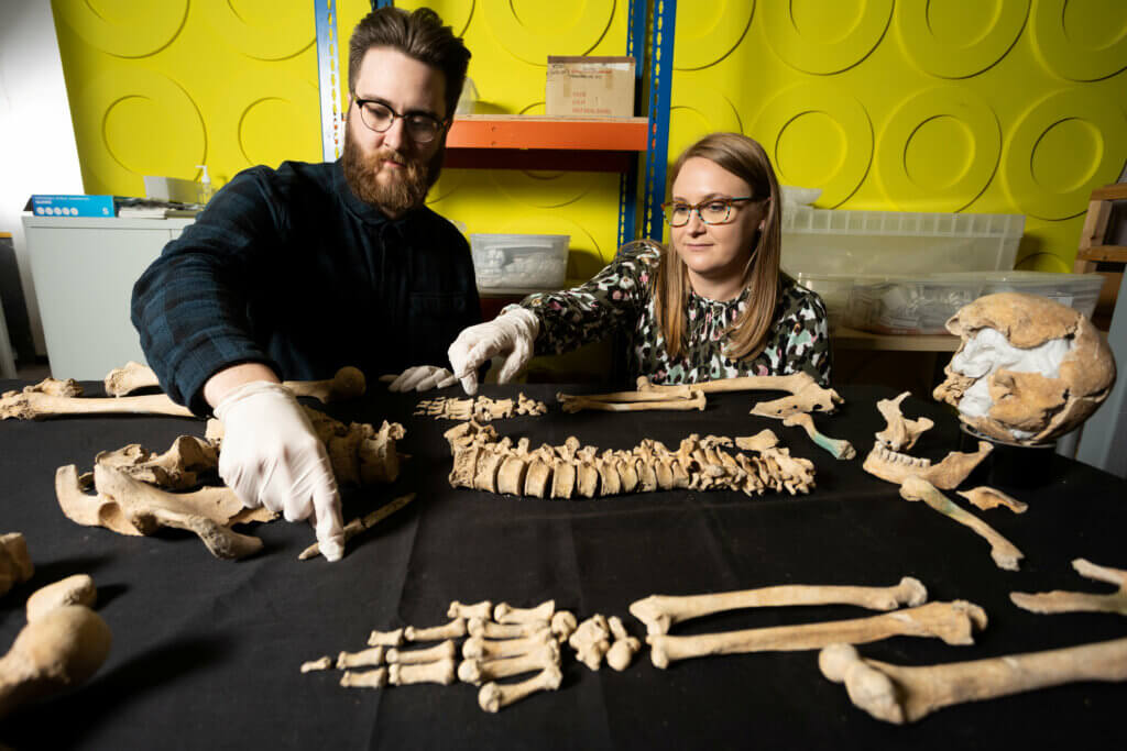 Anglo Saxon skeleton