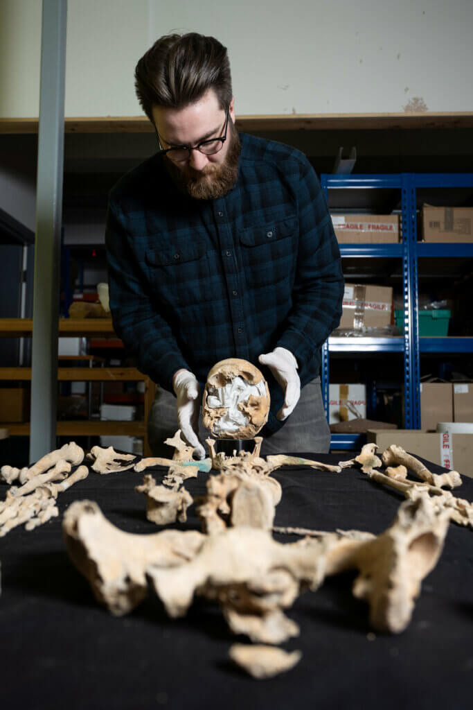 Anglo Saxon skeleton