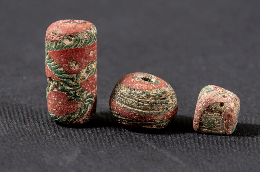 Anglo Saxon glass beads