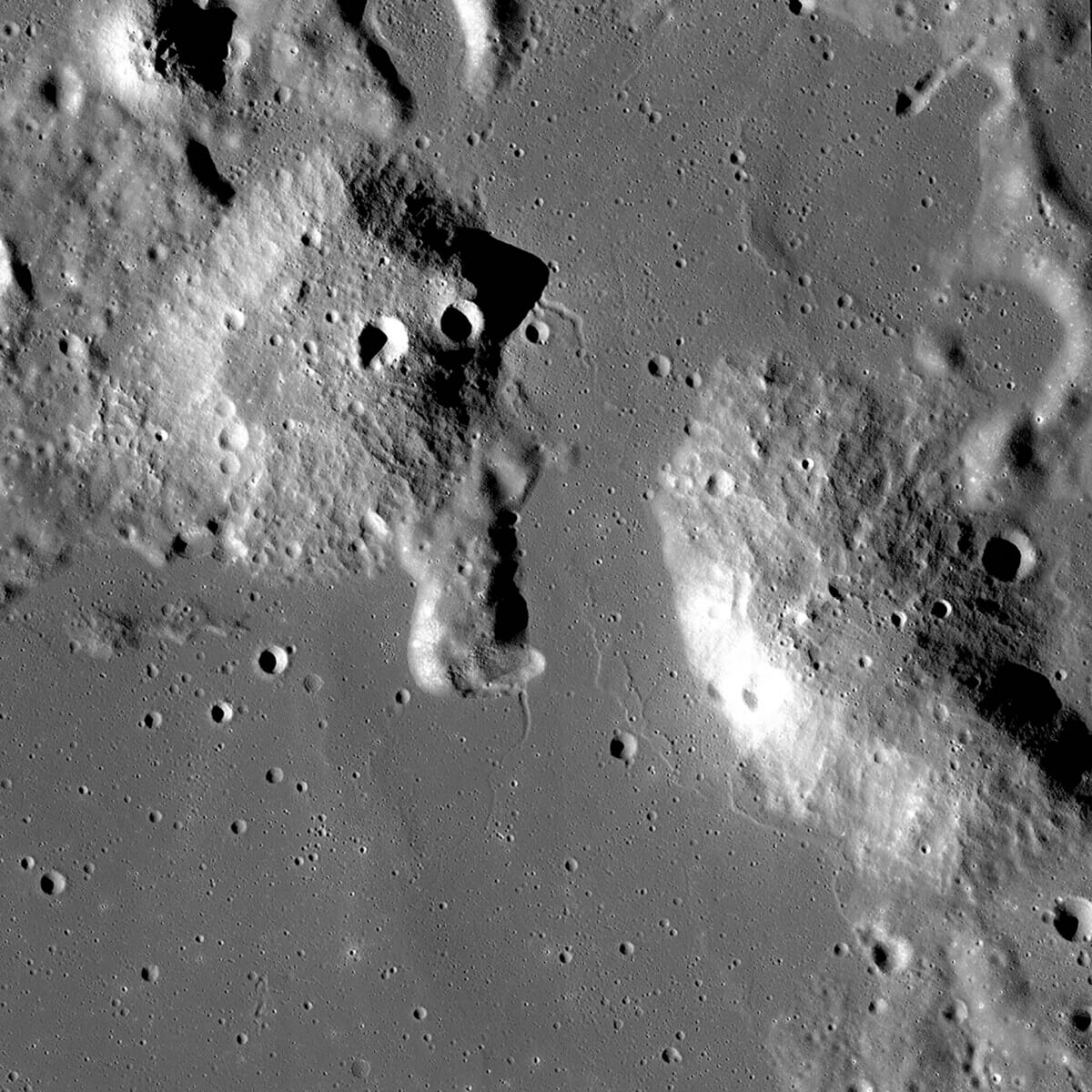Gruithuisen Domes on Moon