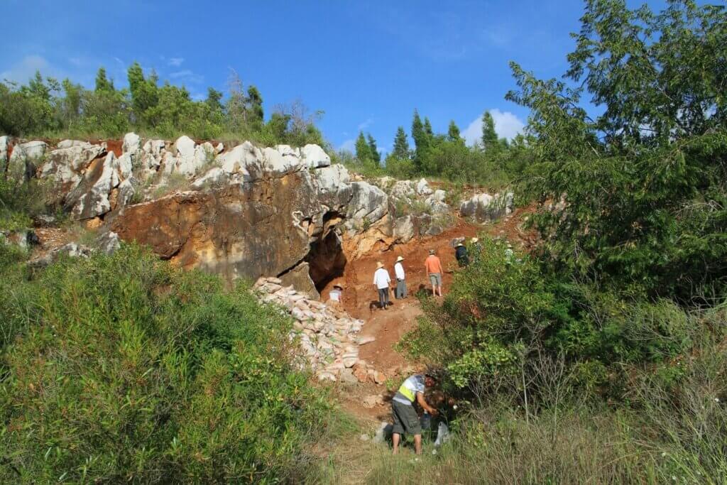The excavation site of Maludong