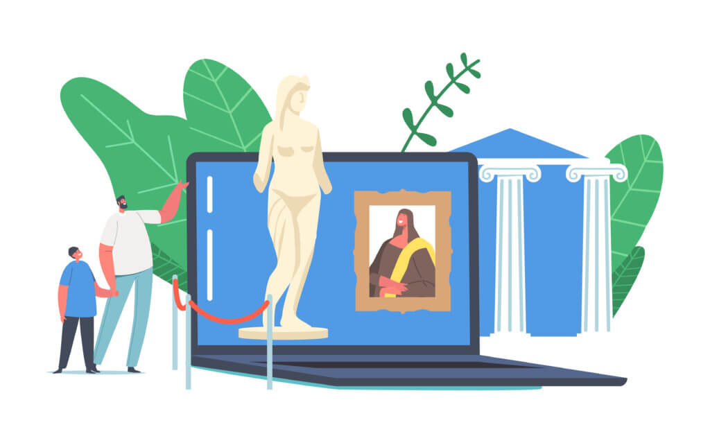 Virtual online museum