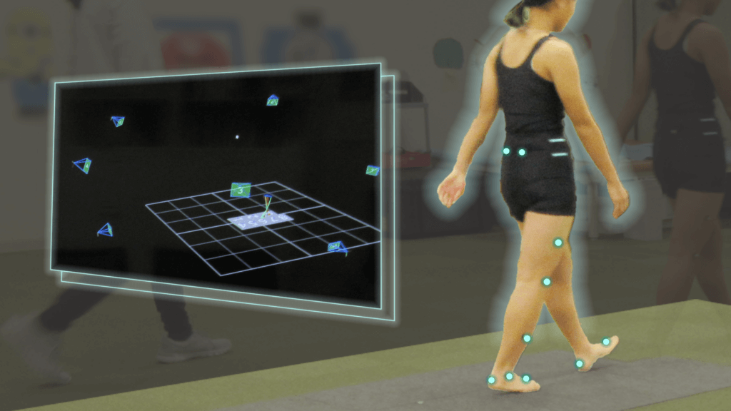 Japanese children walk / gait study