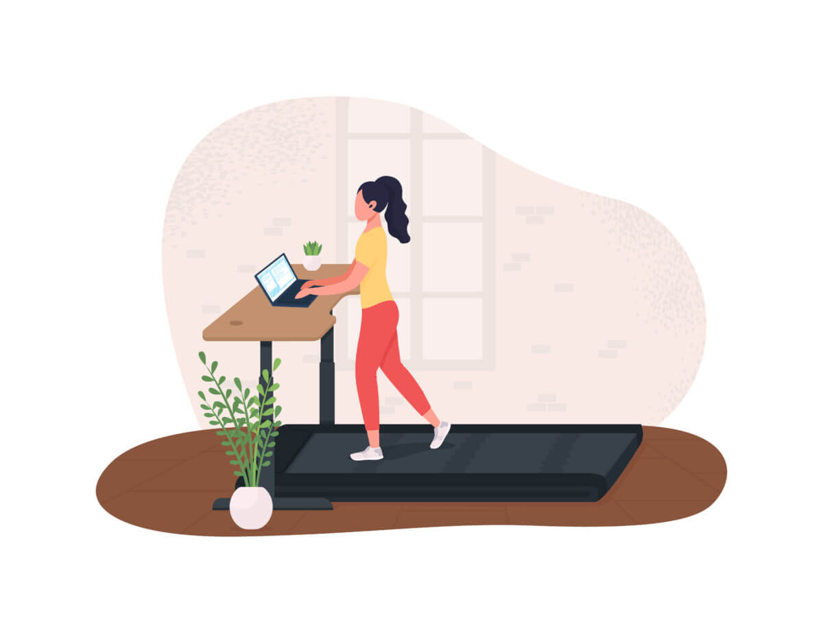 Treadmill desk