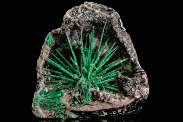 Unique environments create distinctive red, pink, blue, and green "kinds" of the mineral beryl, among them emerald