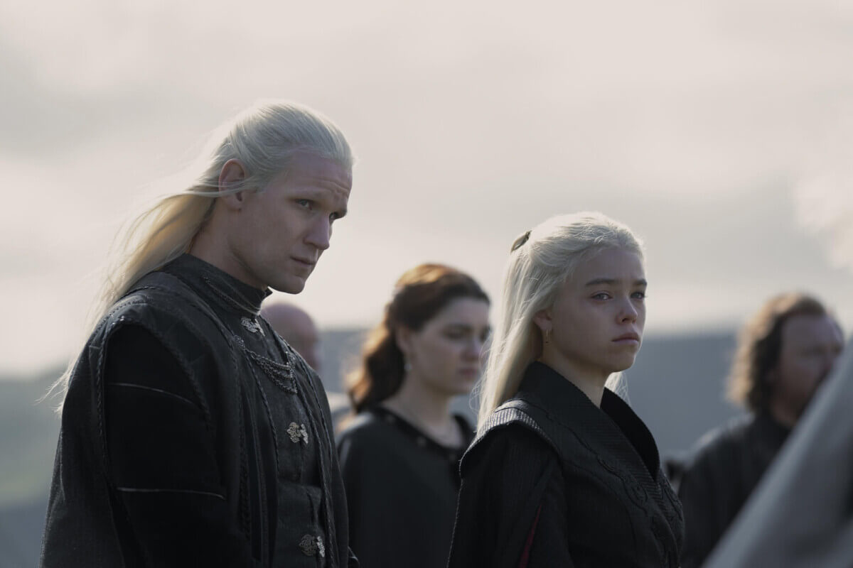 Matt Smith, Milly Alcock in HBO’s “House of the Dragon.”