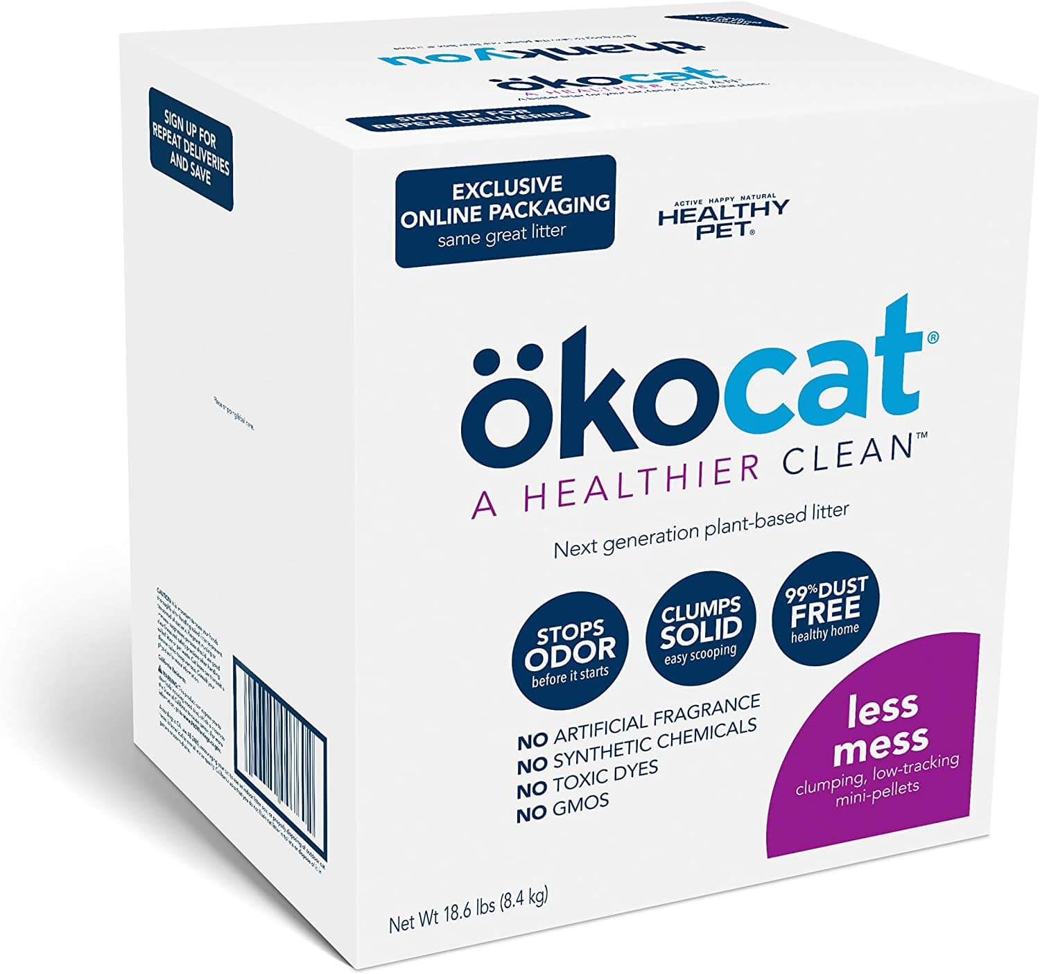 white box of cat litter