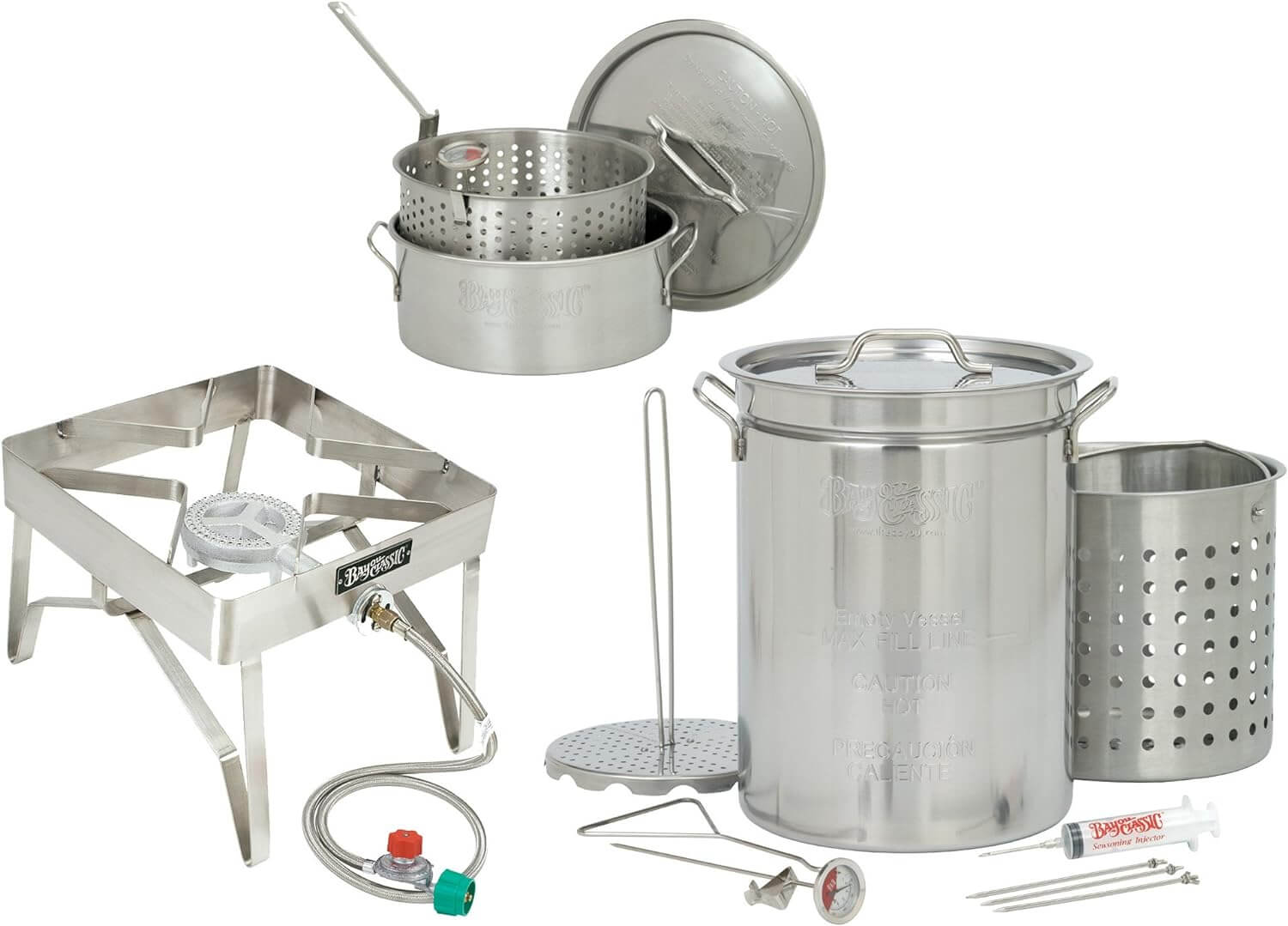 Bayou Classic 32-qt Stainless Steel Turkey Fryer