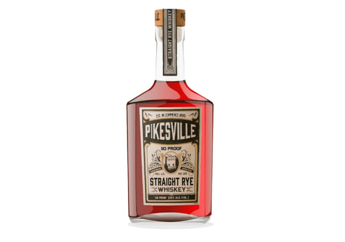Pikesville Rye Whiskey bottle
