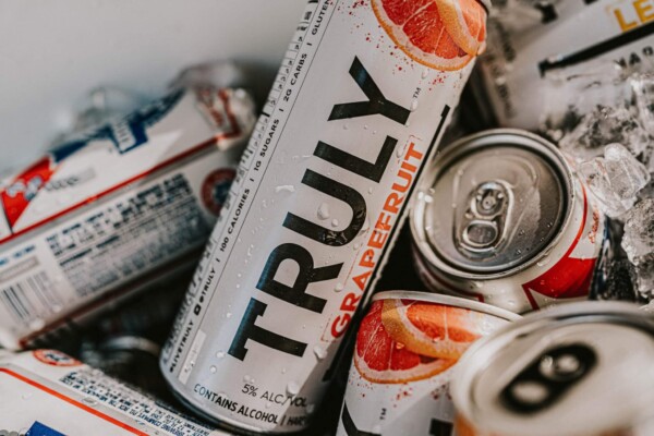 Truly Hard Seltzer cans