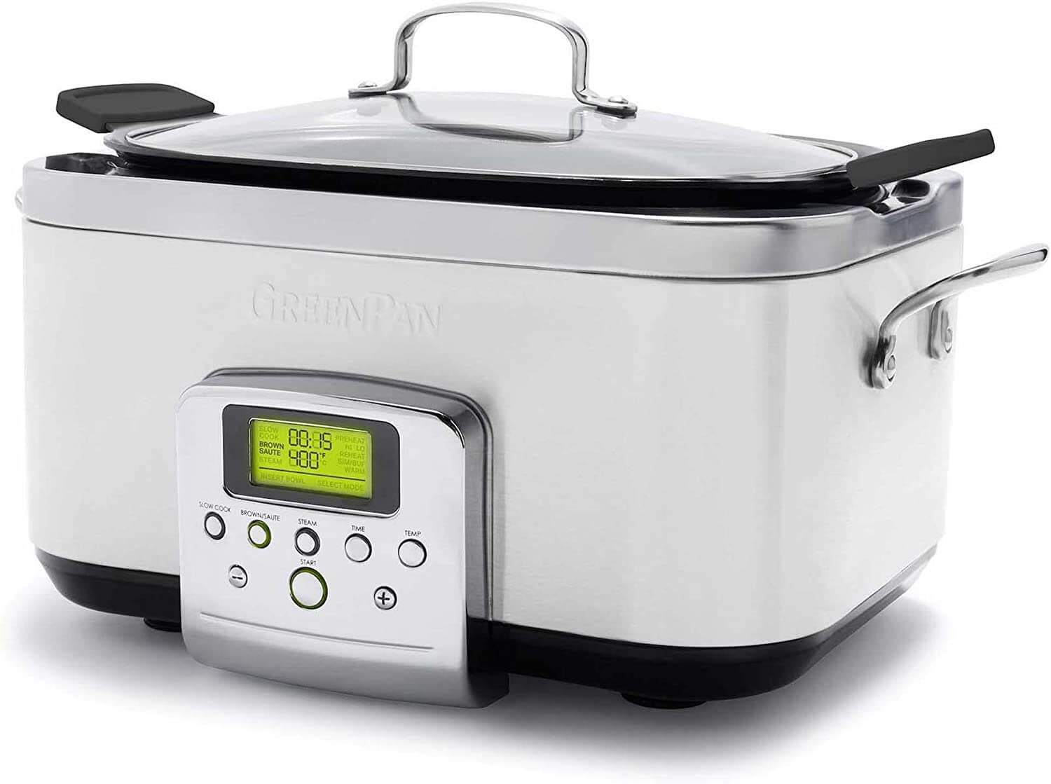 GreenPan 6QT Slow Cooker with Hard Anodized Pot