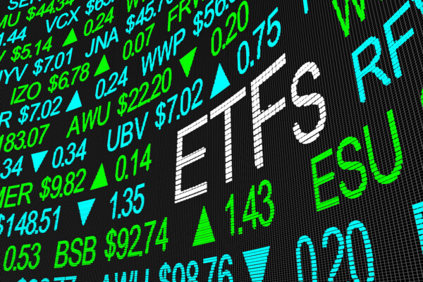 ETFs Exchange Traded Funds Stock Market Investment 3d Illustration