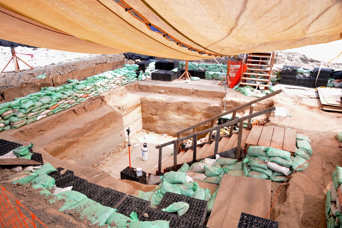 Overview of excavations