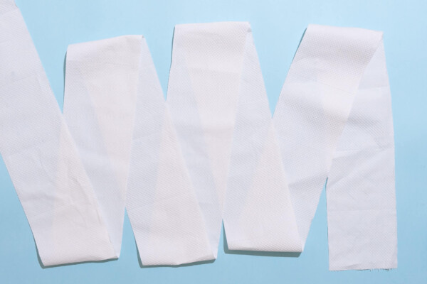 A gel paper towel picks up messes better than standard rolls