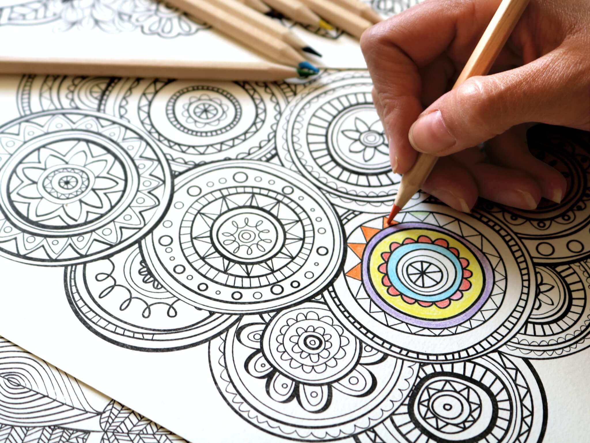 Adult coloring book