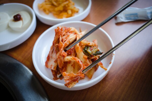 Delicious bowl of kimchi