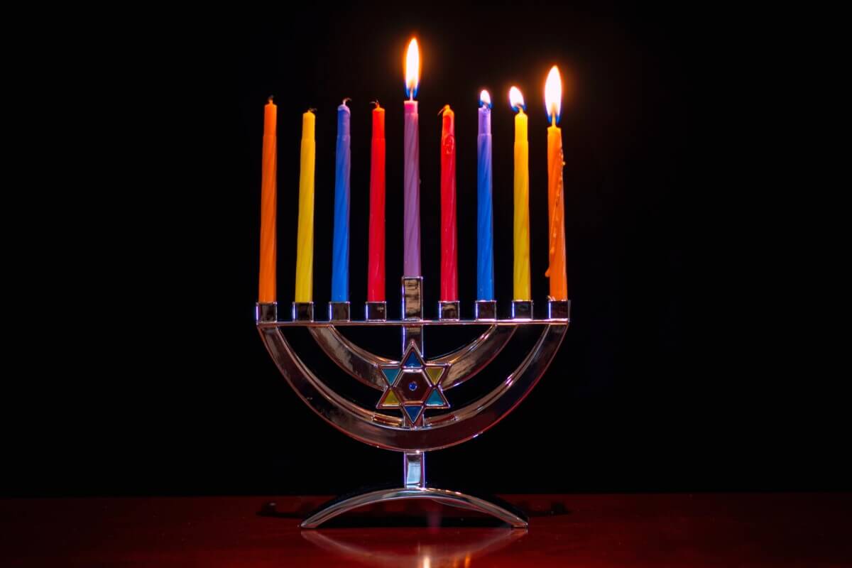 Hanukkah or Chanukah Menorah